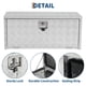 thumbnail image 4 of 24 Inch Underbody Truck Tool Caja Aluminum para Pickup RV Toolbo x Truck Cama Toolbo x es Resistente cm de Anchoaterproof Trailer Tool Caja con Cerradura 24" x 14" x 16", 4 of 8