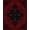 Red, Pattern 1, variant on ODIKA 8'x10' Washable Area Rug Deep Red Ornate Medallion Design Intricate Baroque Style with Elegant Flourishes for Dining Room, Large Office, Lounge, Non-Slip Chair-Friendly Mat