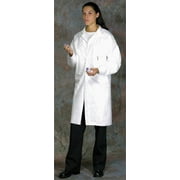 Radnor Large White Spunbond Polypropylene Disposable Labcoat With Snap Front Closure