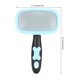 thumbnail image 4 of Peine para el pelo de perros y gatos, cepillo para quitar el pelo con rotación de 360°, peine para eliminar enredos, herramienta de aseo para mascotas, azul con punto, 4 of 12