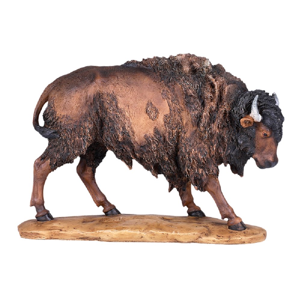 Bison Buffalo Statue Figurine New - Walmart.com - Walmart.com