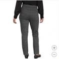 thumbnail image 2 of Banana Republic Womens Ponte Pant Multi Charcoal Plaid 12, 2 of 3
