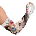 thumbnail image 2 of ALAZA Floral on Bear UV Sun Protection Arm Sleeves UPF 50+ Compression Cooling Sleeve 1 Pair, 2 of 7