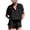 Black, variant on Erwazi Womens Two Piece Lounge Set Solid Button Down Short Sleeve Shirt Pocket Shorts Homewear Matching Sets