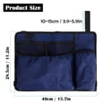 thumbnail image 4 of Deago Walker Bag Basket with Cup Holder Large Capacity Folding Walkers Rollator Organizer Carry Storage Pouch Water-Resistant Armrest Accessories for Seniors Elderly Handicap, Navy Blue, 4 of 8