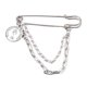 thumbnail image 1 of Dinheiro Broche de cadena larga colgante para hombres y mujeres, alfileres de barra retro, alfiler de seguridad, cadenas punk geniales, suéter, chal, collar, abrigo, broches, alfiler para niñas, 1 of 5