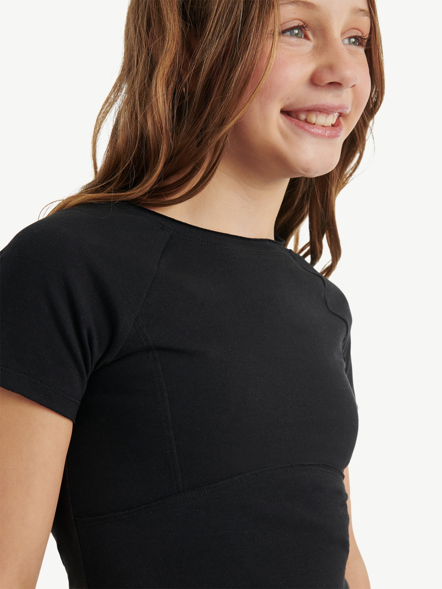 Justice Girls Seamed Tee, Sizes XS - XLP