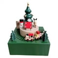 thumbnail image 4 of Christmas Train Rotating Wooden Music Tabletop Decoration Suitable For All Occasions Is The Perfect Decoration For Your Home Or Restaurant., 4 of 7