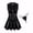 Black3, variant on Women Leather Mesh Bodycon Mini Dress Solid Color Spaghetti Strap V Neck Slip Sleepwear Spring Summer Home Stretchy Breathable Figure Lingerie Night Club Evening