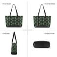 thumbnail image 6 of FORMRS Canvas Laptop Tote Bag for Women with 15.6" Computer Compartments Shoulder Handbag, Green Plants, 6 of 7