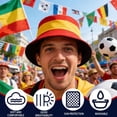 thumbnail image 4 of Yanonmyfd Bucket Hat with National Flag World Cup 2026 Hat World Cup Merchandise for Soccer Fans Gifts, 4 of 17
