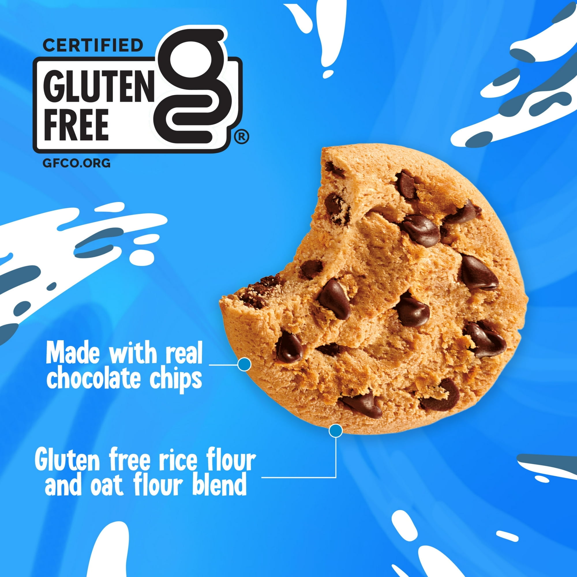CHIPS AHOY! Original Crunchy Gluten Free Chocolate Chip Cookies, 9.31 oz, Pack of 3