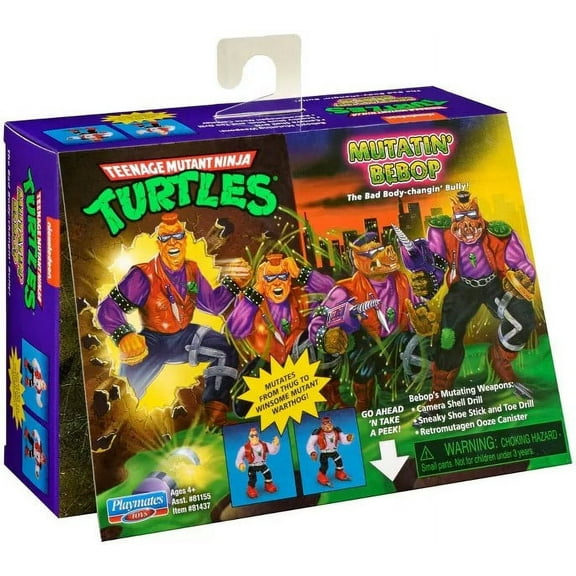 Teenage Mutant Ninja Turtles The Making of a Ninja Mutatin' Bebop Action Figure