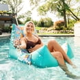 thumbnail image 6 of Big Joe Captain's Float No Inflation Needed Pool Lounger, Banana Pop Double Sided Mesh, Quick Draining Fabric, 3 feet, 6 of 8