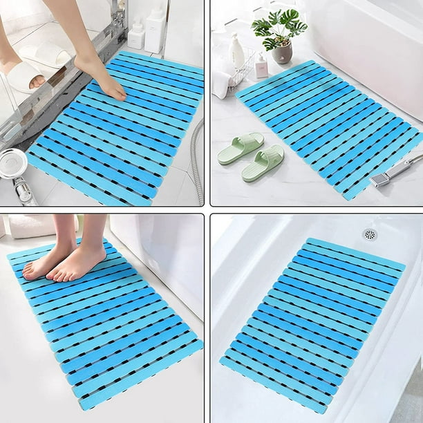 chockeie Bathtub Mats Non Slip Anti Mold,Bathtub and Shower Mat,with Suction  Cup and Drain Hole Bath Mat Floor Mat for The Elderly and Children, Baby Bath  Mat,(BPA, Latex, Phthalate Free) 