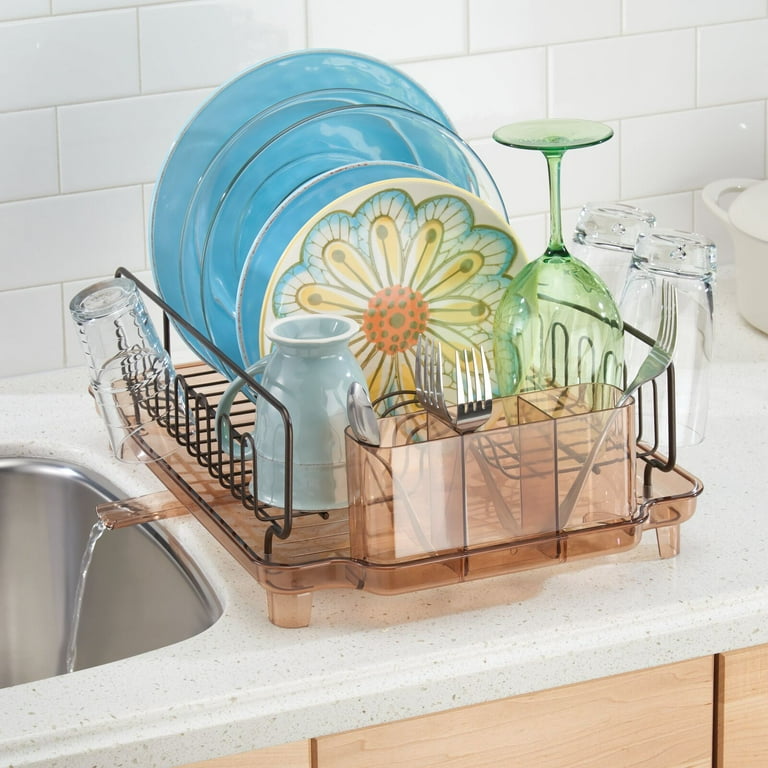 Kitchen Dish Drying Rack with Tray Drainer Dishwasher Drain Board