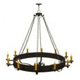 thumbnail image 5 of Meyda Tiffany 115557 Parnella 12 Light 72" Wide Taper Candle Style Chandelier - Coffee, 5 of 5