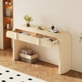 thumbnail image 4 of Apricot Cream Console Table For Entryway Decoration With Drawers Elegant Design And Drawers, Colorway, 4 of 6