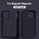 thumbnail image 3 of Luxury Liquid Silicone Magnetic Case For iPhone 15 14 13 12 11 Pro Max Plus Cases For Magsafe Shockproof Soft Cover, 3 of 5