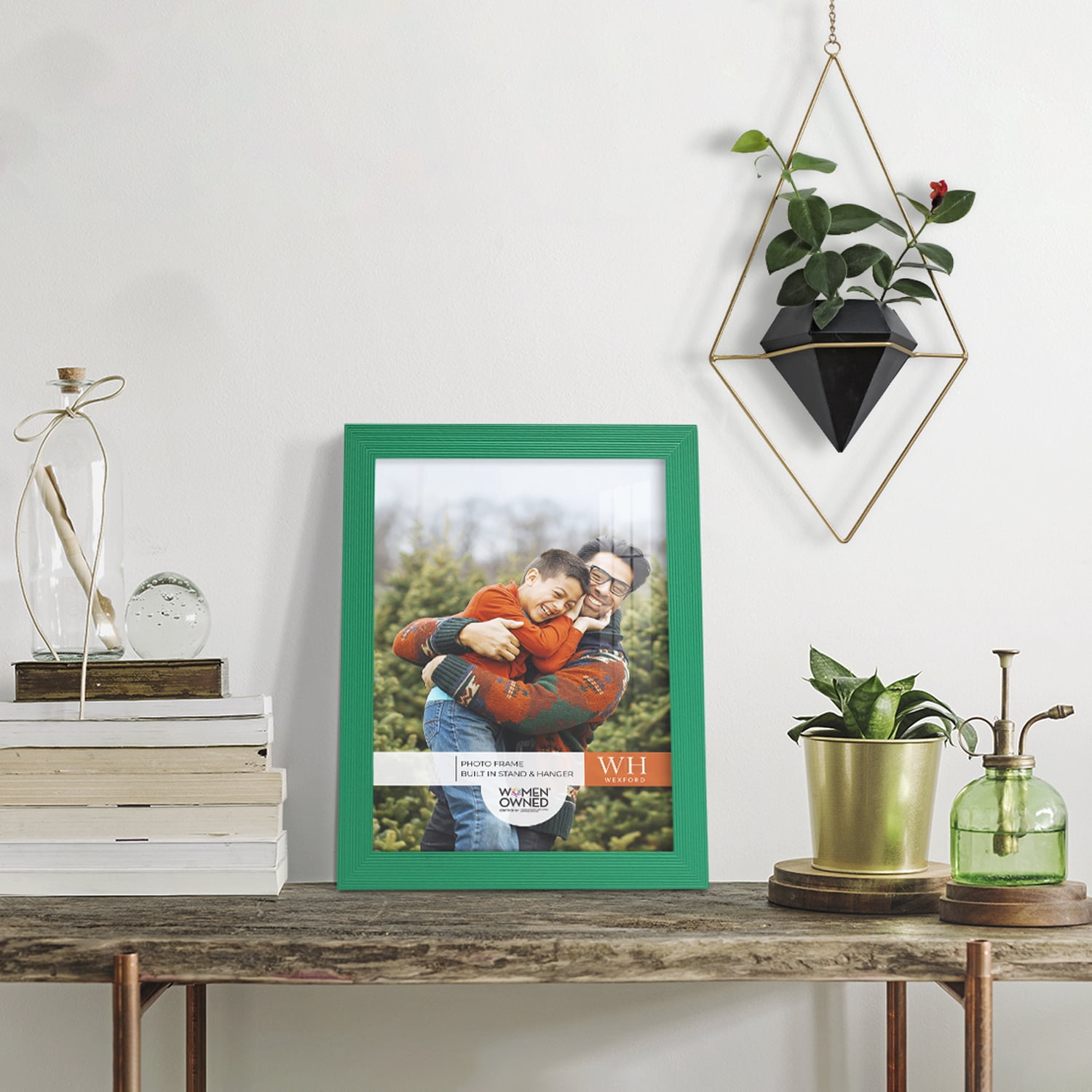 Emerald Green Rustic Picture Frame, 8 x 10