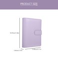 thumbnail image 2 of 1 Set Budget Binder with Zipper Envelopes Portable A6 Money Saving Binder, 2 of 8