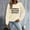 Beige, variant on Women Sweatshirt Sweat Shirts Women Long Sleeve Womens Pullover Sweatshirts White Big And Tall Crewneck Sweatshirt Fall Clothing Adult Sweatshirt