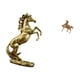 thumbnail image 5 of Estatua de caballo de pie, figura de caballo, adorno de resina, escultura de escritorio, animal en miniatura, material de latón, artesanía hecha a man, 5 of 8