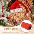 thumbnail image 4 of Polyester Macrame Cord, Polypropylene Craft Crochet Bag Rope Yarn for DIY Projects Black/Red, 4 of 7
