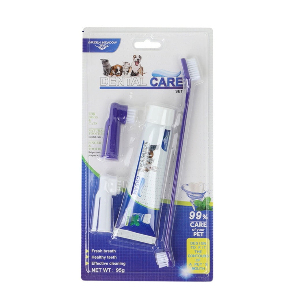Pet Toothpaste Set Pet Toothpaste Set Cats and Dogs Oral Cleaning Care