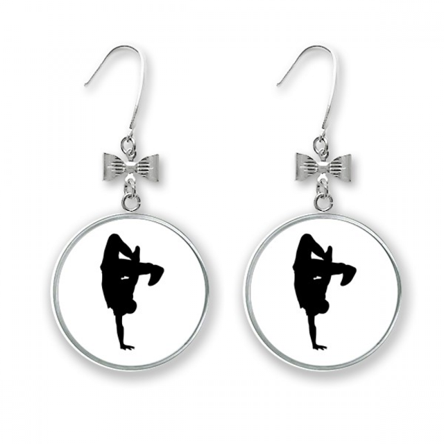 Boucles d'Oreilles Sportives avec Nœud de Rupture, Crochet Percé