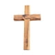 thumbnail image 1 of Cruz de madera de olivo para colgar en la pared, 25 cm, 1 of 3