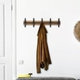 thumbnail image 2 of Orionis 5 Hook Modern Coat Rack - Brown, 2 of 9