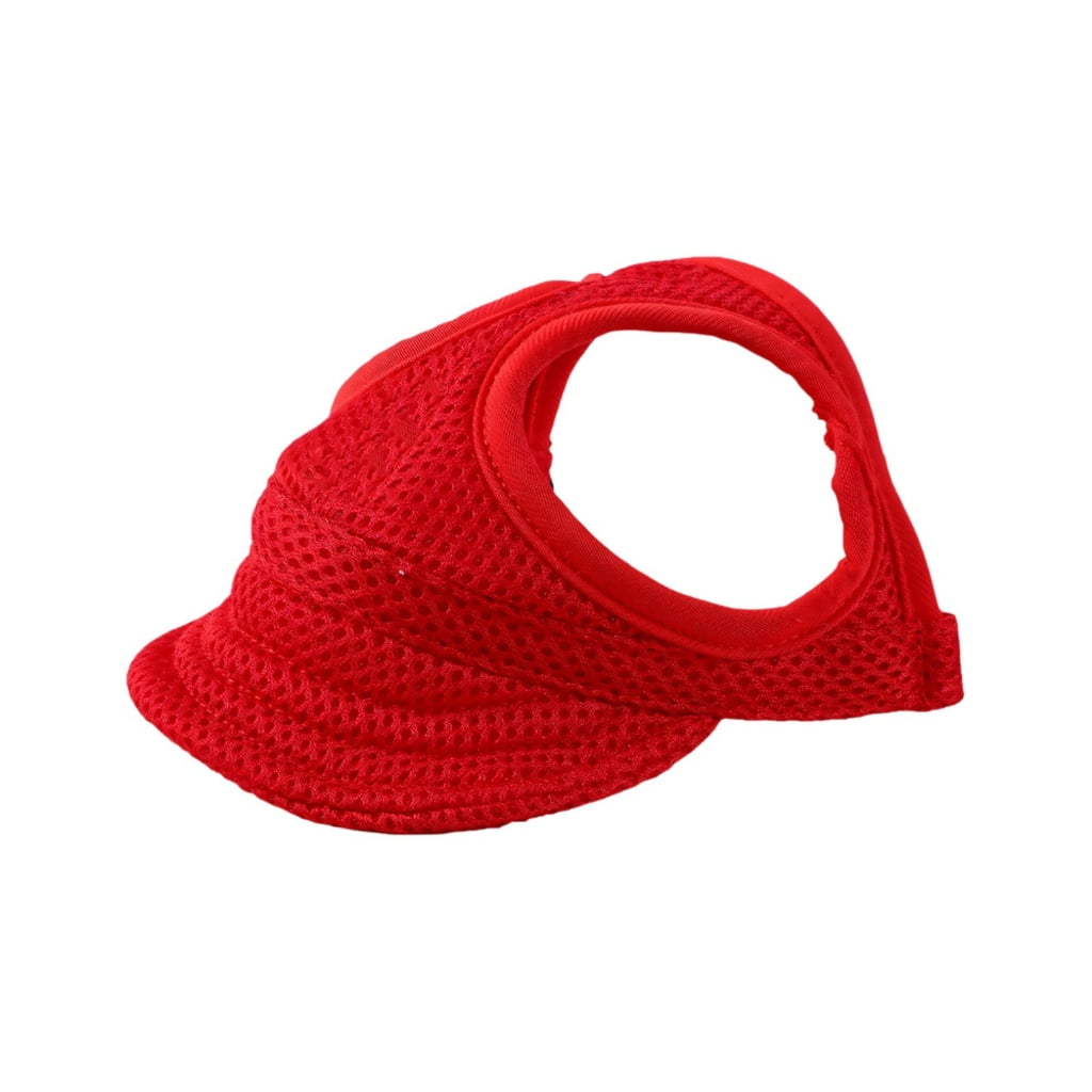 Adjustable Dog Hat Sun Protective Baseball Hat with Ear Hole For Pet Outdoor