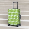 thumbnail image 5 of Uemuo Green Lemon Slices Printed Washable Luggage Cover - Fashion Suitcase Protector Fits 18-32 Inch Luggage -X-Large, 5 of 9
