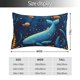 thumbnail image 2 of Fotbe Whimsical Underwater Fantasy Funda de Almohada Decorativa Estilo Occidental, Lujo en Algodón, Fundas para Almohadas King, Cojín Estampado para Decoración del Hogar-20"x30", 2 of 6