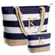 thumbnail image 1 of Bolsa de playa YOOLIFE Initial K azul para mujer, regalo de Navidad, 1 of 7