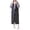 Black, variant on Adult Long Waterproof Rain Poncho Heavy Duty Hooded Raincoat Full Length for Hiking, Camping, Fishing & Outdoor Activities
