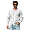 thumbnail image 7 of T Shirts for Man V Neck Long Sleeve Casual Basic Pullover Tee Soft Breathable Fabric V Neckline Regular Fit Tops, 7 of 7
