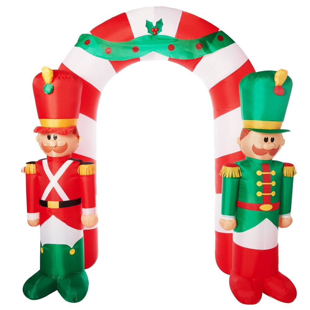 Holiday Time Yard Inflatables Toy Soldier Archway, 9 ft