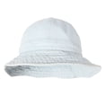 thumbnail image 5 of Fisherman Hat Breathable All Match with Windproof Rope Sun Protection Flat Top Anti-UV Cowboy Wide Brim Foldable Sun Hat Daily Wear, 5 of 7