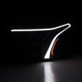 thumbnail image 4 of AlphaRex USA Headlight Assembly 880873 Luxx-Series; LED Bulb; Projector Beam With Amber Daytime Running Light/Amber Sequential Signal; Clear Polycarbonate Lens; Alpha Black Polypropylene Housing, 4 of 21