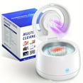 thumbnail image 1 of OUSITAID Utrasonic Retainer Cleaner  Denture Ultrasonic Cleaner Portable Aligner Sonic Dental Appliance Cleaner Jewelry Cleaning Machine For Home Travel  Sonic Dental Cleaner Ultrasonic D, 1 of 4