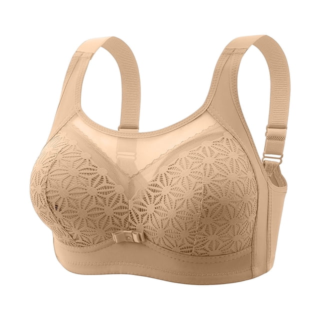 Women Full Coverage Bra Bra Front Closure Bra for Women Comfort Wireless Full Coverage Womans Sleep Bra