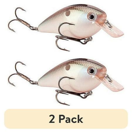 (2 pack) Strike King KVD Squarebill 1.5 Crankbait Green Gizzard Shad Hard Bait Lure