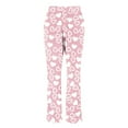 thumbnail image 5 of Posijego Valentine's Day Pajama Pants for Women Fleece Lounge Pants Elastic Waist Wide Leg Fuzzy Sleep Pants, 5 of 6