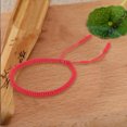 thumbnail image 3 of Qarigey Buena suerte pulseras tibetano tejido amor nudo cuerda mano cuerda joyería bendición mujeres pareja amante regalos rojo Type1 NO1, 3 of 6