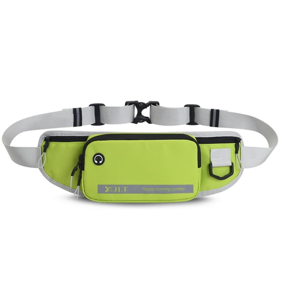 Tignapoo Sac Banane Léger pour Extérieur en Vert - Sac Banane Polyvalent en Nylon pour Sports et Aventures, 38x12x4cm, Ne Pesant Que 0.15kg, Disponible en Plusieurs Couleurs