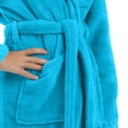 thumbnail image 4 of Mantón polar de microfibra para niños Robe BC BARE COTTON, color turquesa, 4 of 7