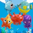 thumbnail image 1 of Shower Supplies Sea Horse Ocean World Animal Foil Balloons Under the Sea Party Kids Mermaid Birthday Party Decoration heqiyong toy, 1 of 2