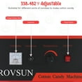 thumbnail image 6 of ROVSUN 950W Commercial Cotton Candy Machine, Red, Cart Type, 6 of 9